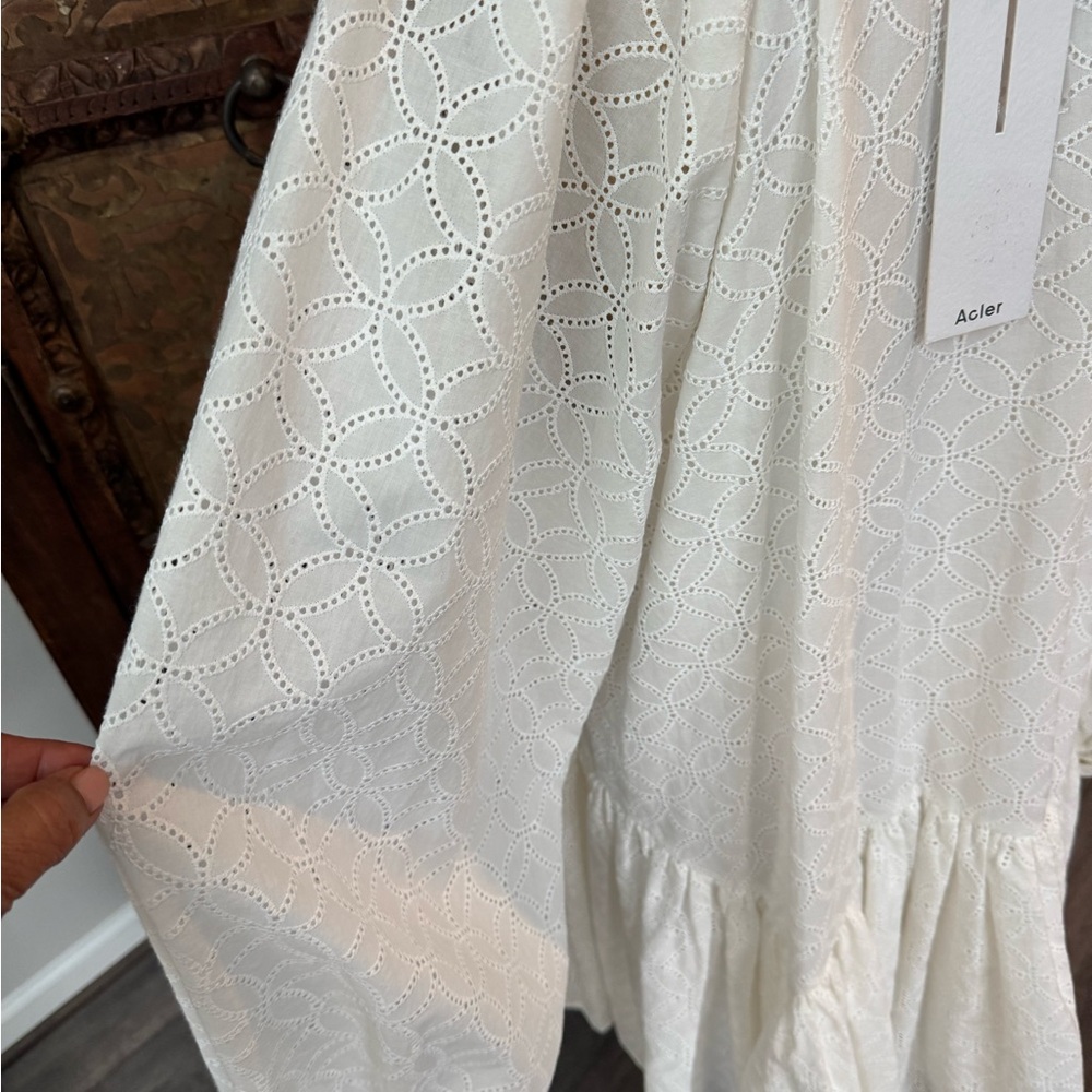 Acler White Eyelet Dress 10 - Picture 5 of 15